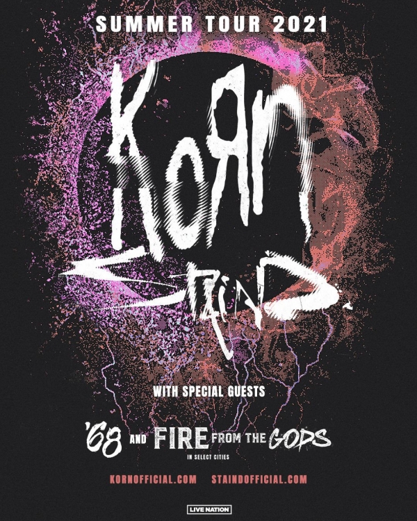 KORN Announce Summer 2021 U.S. TOUR With STAIND Global AZ Media
