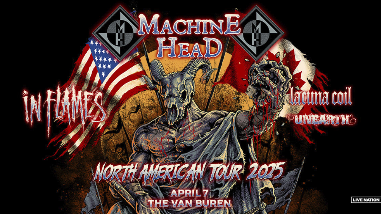 machine head + in flames at the van buren